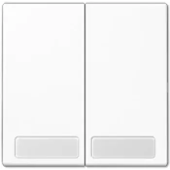 Jung LS 995 NA WW Bilanciere con campo nome, bianco, IP44