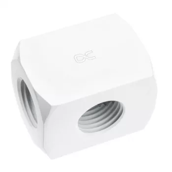 Alphacool HF distributore a 3 vie G1/4, bianco