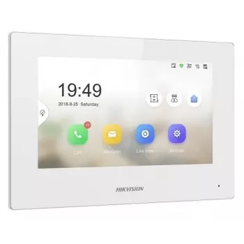 Videocitofono Hikvision Pro Series DS-KH6320-WTE2-W 17,8 cm (7