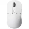 Mouse gaming Keychron M3 per destrorsi RF wireless + Bluetooth ottico 26000 DPI bianco