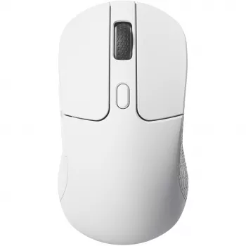 Mouse gaming Keychron M3 per destrorsi RF wireless + Bluetooth ottico 26000 DPI bianco