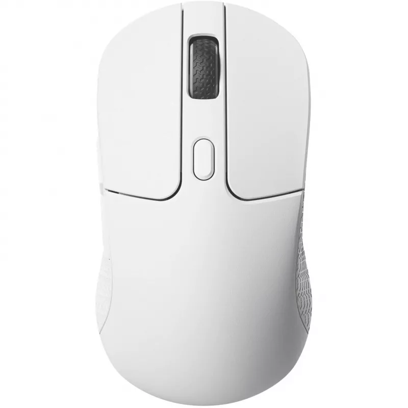 Mouse gaming Keychron M3 per destrorsi RF wireless + Bluetooth ottico 26000 DPI bianco