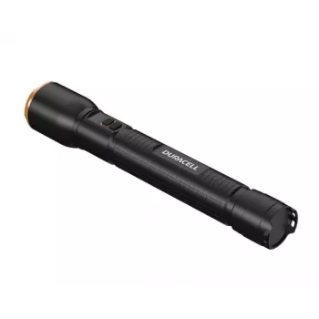 Torcia Duracell DF6000R confezione regalo — torcia ricaricabile a mano, nera