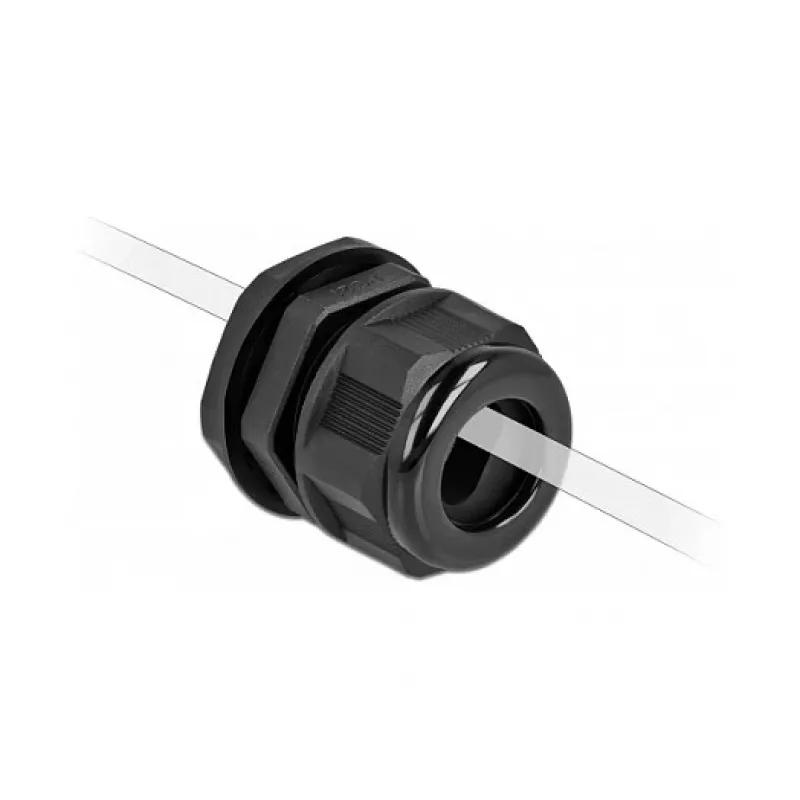 Passacavo DeLOCK 60385 nero plastica 2 pz.
