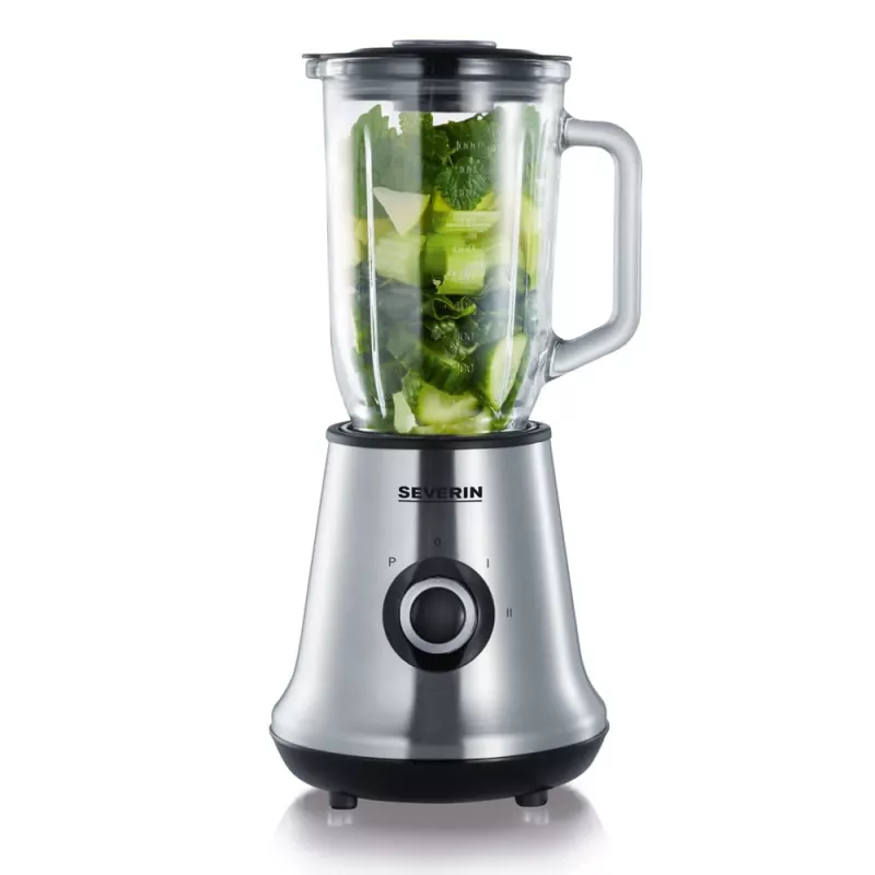 Frullatore Severin SM 3734 nero - acciaio inox 1l 500W (SM 3734)
