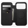 Custodia folio Nomad Modern Leather Folio per iPhone 17 Pro, pelle + alluminio, 6,3 pollici (16 cm), Tan, 3 scomparti per carte
