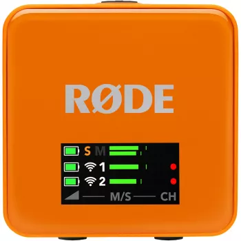 RØDE Wireless GO III arancione - sistema microfonico wireless (arancione)