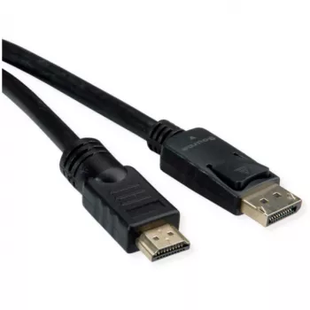 Adattatore cavo video ROLINE 11.04.5776 7.5m HDMI Type-A DisplayPort nero