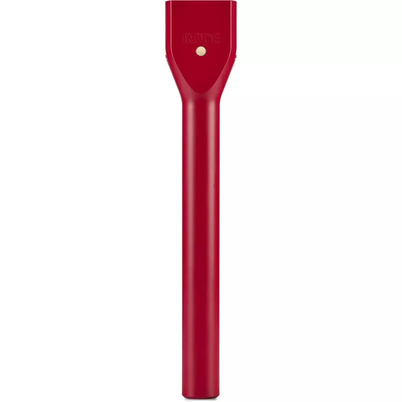 Microfono portatile per interviste Rode Interview GO – rosso (compatto, a mano, plug-and-play)