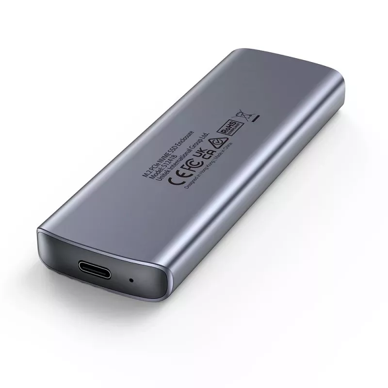 Case per unità M.2 - Unitek S1241B01 1x M.2 NVMe USB-C 10Gbps