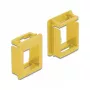 Kit di montaggio DELOCK 86765, plastica gialla, set accessori per l'installazione dei dispositivi