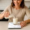 Bilancia da cucina Beper P102BIL004 - digitale, 5 kg, 1 g, marmo bianco