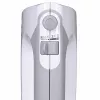 Frullatore a mano Bosch MFQ36480 – 450 W, 5 velocità con turbo, grigio/bianco, fruste e ganci per impastare