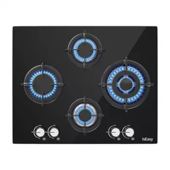 Piano cottura in vetroceramica a gas IsEasy MGBG-604B
