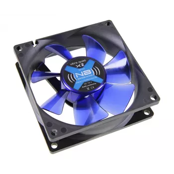 Ventola Noiseblocker BlackSilentFan X2 8 cm 1800 giri/min 45 m³/h nero