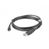 Cavo USB 2.0 LANBERG CA-USBM-10CC-0018-BK, Micro-USB B su USB A, 1,8 m, nero