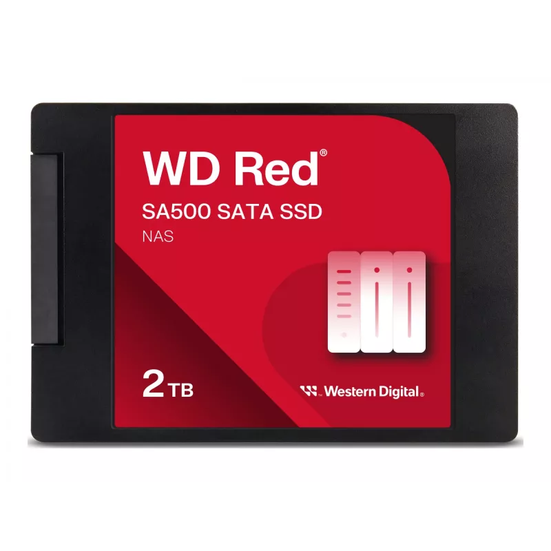 SSD Western Digital Red SA500 2TB 2,5 pollici SATA III, 3D-NAND, NAS