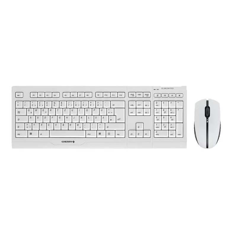 CHERRY B.UNLIMITED 3.0 tastiera mouse inclusi ufficio RF Wireless tedesco grigio