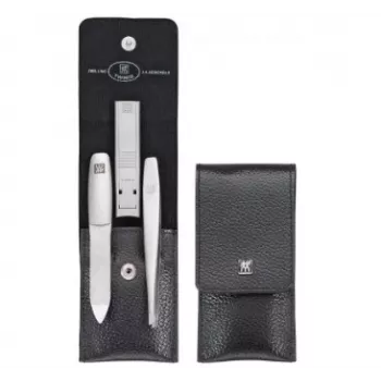 Set regalo manicure-pedica ZWILLING 97119-004-0 nero acciaio inox 4 pz.