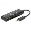 DeLOCK USB2.0 Card Reader connettore maschio USB Type-C 5 slot - lettore di schede - all-in-one (multi-formato) - USB-C (91739)