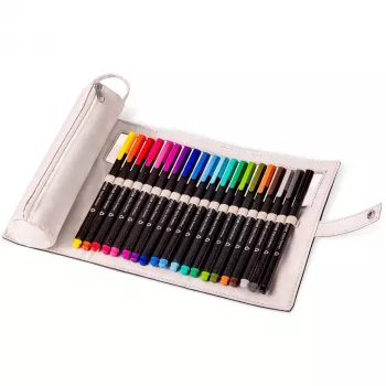 Penne fineliner Staedtler Triplus rPP 20 pz. inchiostro a base d'acqua, colori assortiti, tempo di asciugatura non specificato