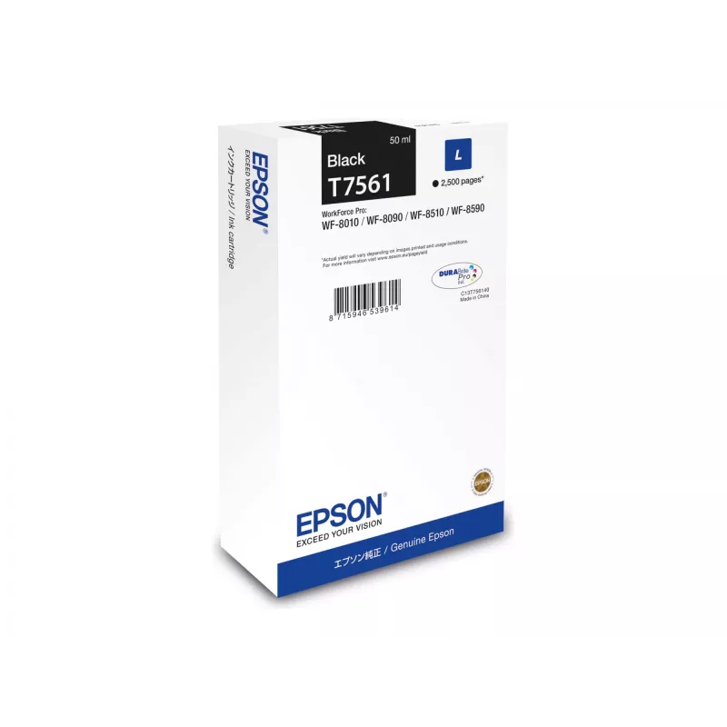 Epson C13T75614N cartuccia d'inchiostro 1 pz. originale nero