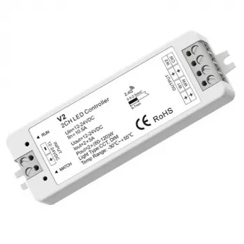 Ricevitore controller V2 12-24V, 2x5A