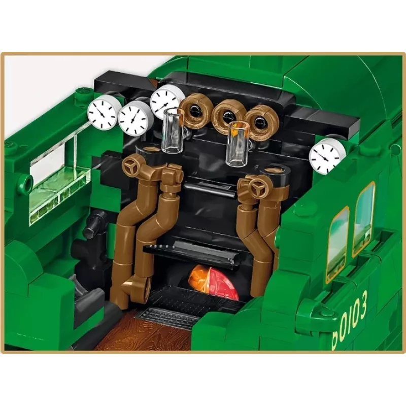 Cobi Flying Scotsman locomotiva a vapore britannica, set di costruzioni, 1:35, 2677 pezzi