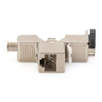 Modulo Keystone Digitus Cat. 6A schermato 4 pezzi argento RJ-45
