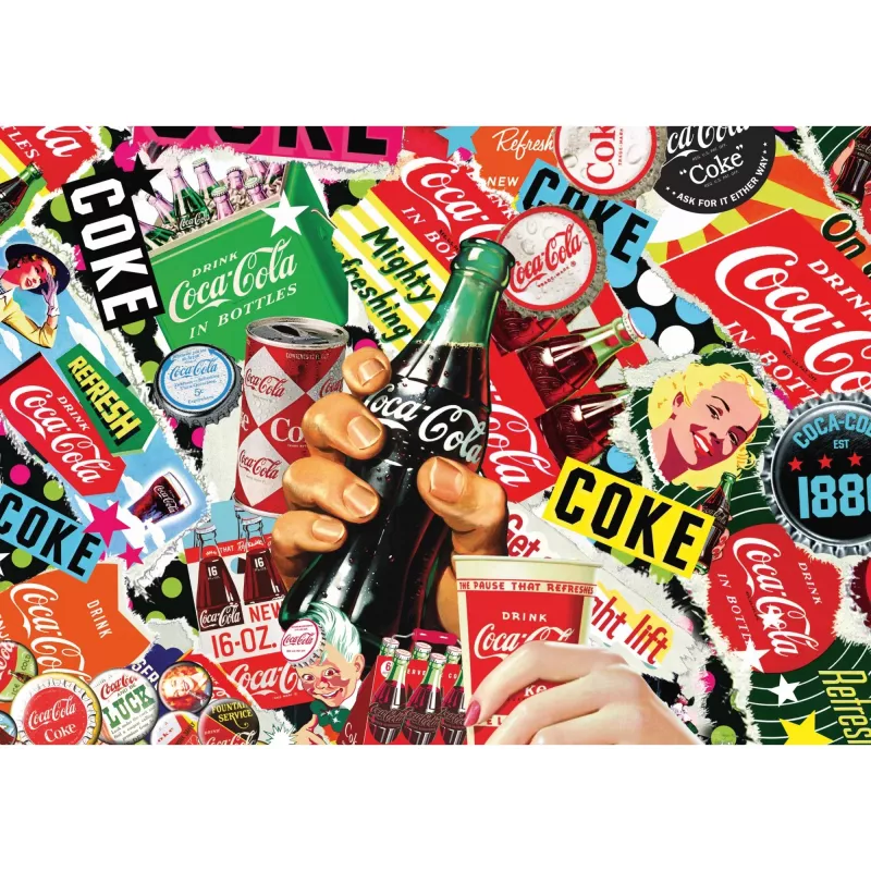 Puzzle Schmidt Spiele Coca Cola is it! 1000 pezzi