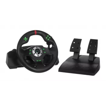Volante controller gaming Esperanza EGW101 Playstation, Playstation 3 digitale USB nero, verde