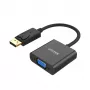 Adattatore DisplayPort a VGA UNITEK Y-5118E nero connettore maschio