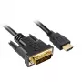 Cavo adattatore HDMI > DVI-D (nero, 5 metri, Dual Link, 24+1)