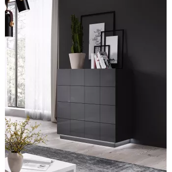 Cassettiera Cama Lighting REJA 4S bianca