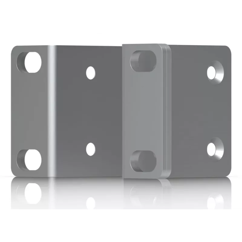 Kit di montaggio Ubiquiti UACC-Rack-Ear-1U grigio acciaio zincato
