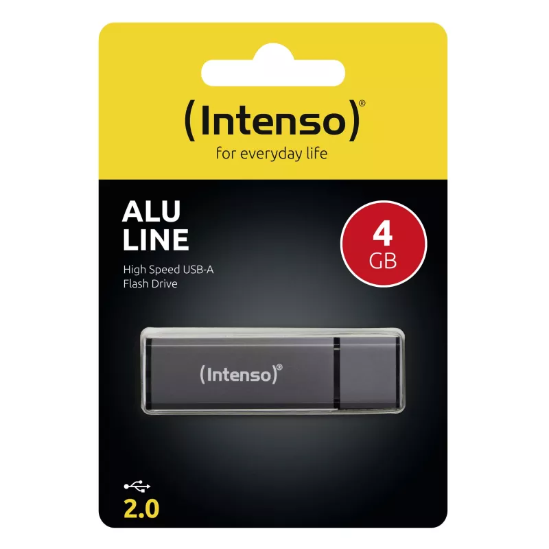 MEMORIA DRIVE FLASH USB2 4GB/SCHWARZ 3521451 INTENSO