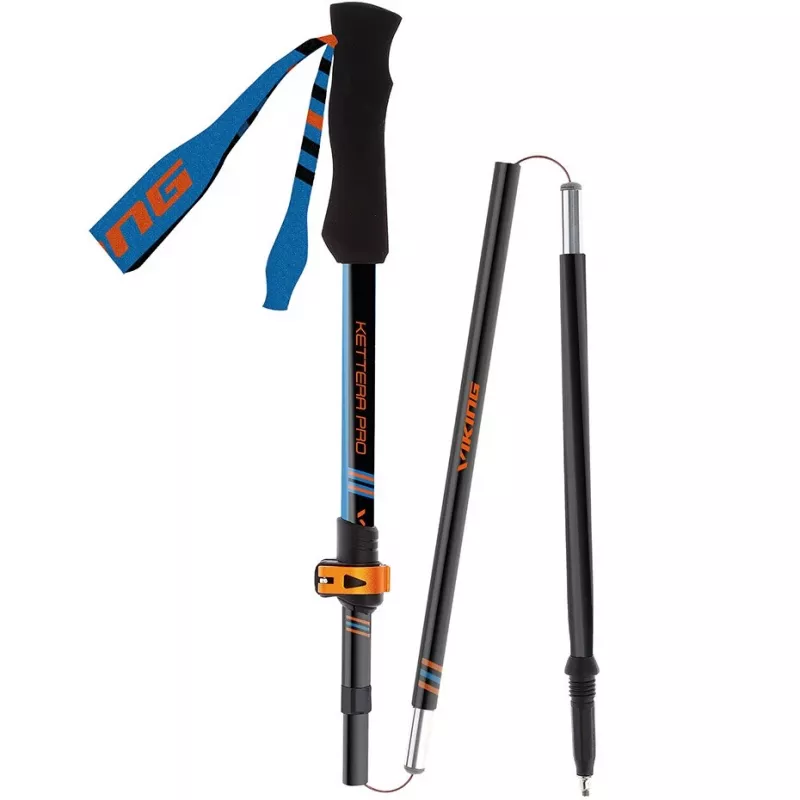 Bastoncini da trekking Viking Kettera Pro – bastoncini Nordic Walking regolabili, modello 610/22/7712/15/UNI