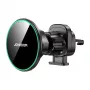 Supporto magnetico da auto con ricarica wireless Joyroom JR-ZS412 nero 15W ricarica rapida