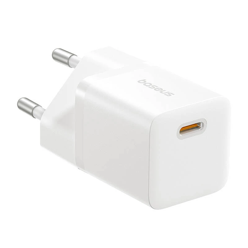 Baseus P10110909213-00 Caricabatterie da rete USB-C GaN5 mini 25W bianco