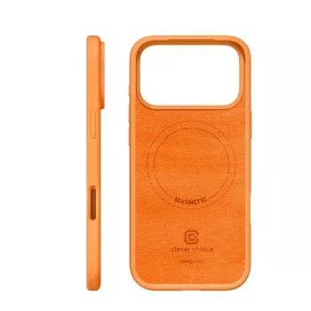 Custodia protettiva MagSafe Crong per iPhone 17 Pro – arancione