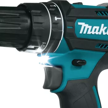 Makita DHP482RFX9 - Trapano avvitatore a percussione - batteria - mandrino autoserrante 13 mm - 62 N·m - 2 batterie, caricabatterie inclusi - 18 V (DHP482RFX9)