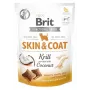 Snack per cani Brit Dog Skin & Coat Krill cocco 150 g — snack solidi dietetici per cani adulti, gusto krill, senza glutine