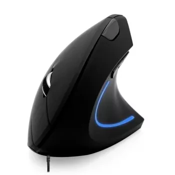 MEDIA-TECH VERTIC MT1122 Mouse verticale con filo 6400 DPI nero