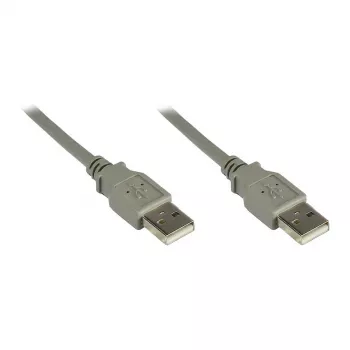 Cavo di collegamento GoodConnections USB 2.0 connettore A maschio su connettore A maschio, grigio, 0,5 m