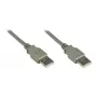 Cavo di collegamento GoodConnections USB 2.0 connettore A maschio su connettore A maschio, grigio, 0,5 m