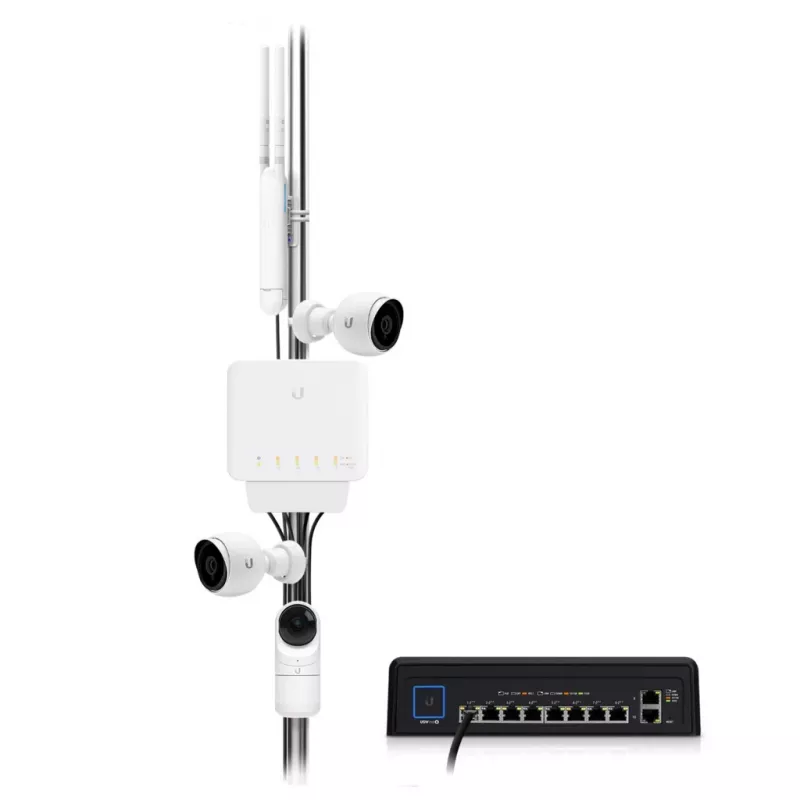 Switch Ubiquiti UniFi Switch Flex (confezione da 3) Managed L2 Gigabit Ethernet (10/100/1000) Power over Ethernet (PoE) bianco