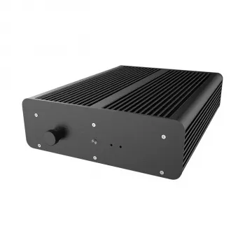 Case Akasa Pascal TX Plus Thin-mini-ITX per Intel, protezione IP65, senza ventola - nero