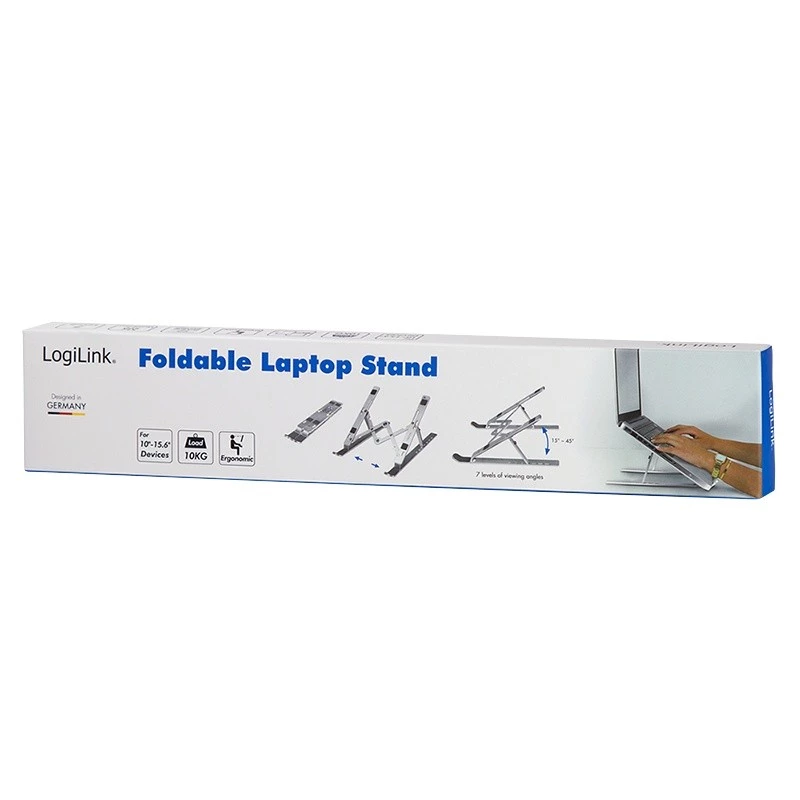 Supporto per laptop LogiLink AA0134 argento 40,6 cm (16 pollici)