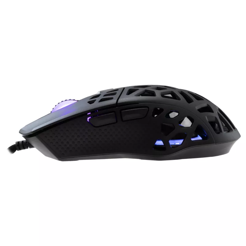 Mouse White Shark GM-5018 Caradoc RGB 7200 dpi nero
