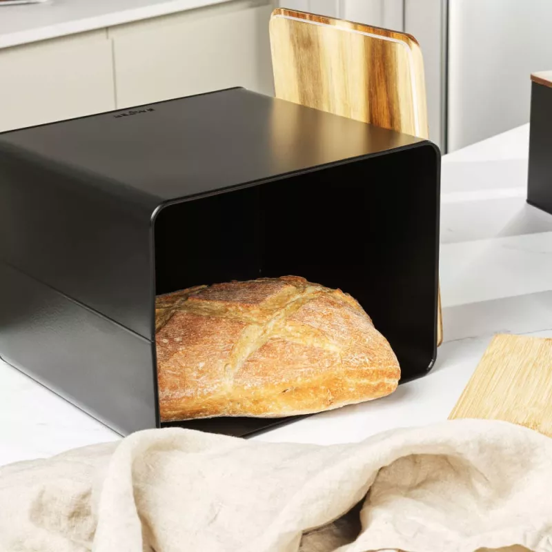 Set portapane Salter BW129001EU7 nero 4 pezzi – contenitori per pane e prodotti da forno